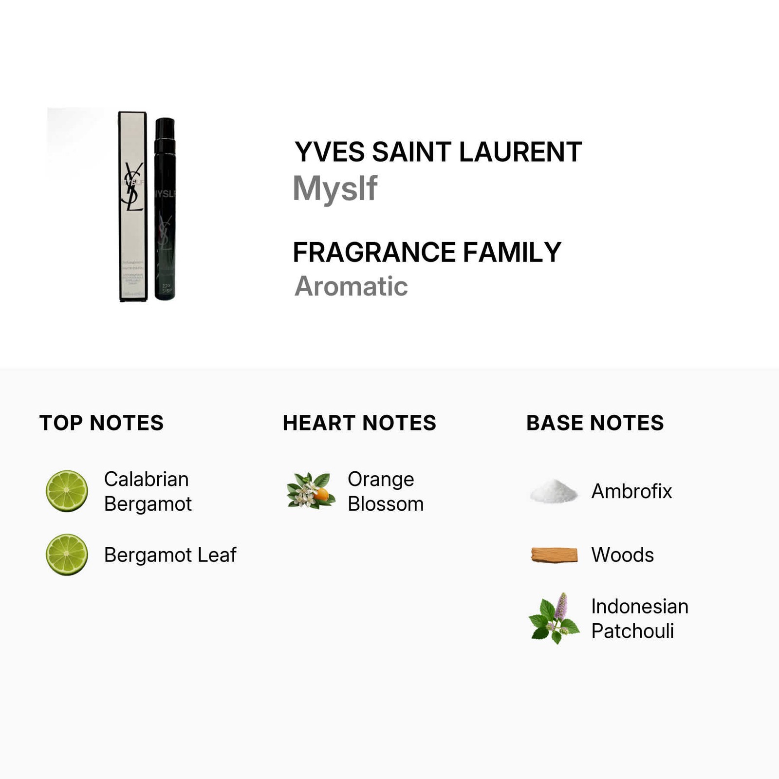 Myslf / Ysl EDP Spray Mini Refillable 0.33 oz (10.0 ml) (W)