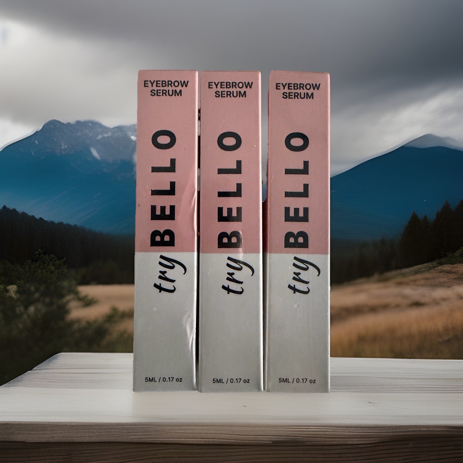 Try Bello Eyebrow Serum 5 ML / 0.17oz (pack of 3)New Sealed Eye Brow Serum