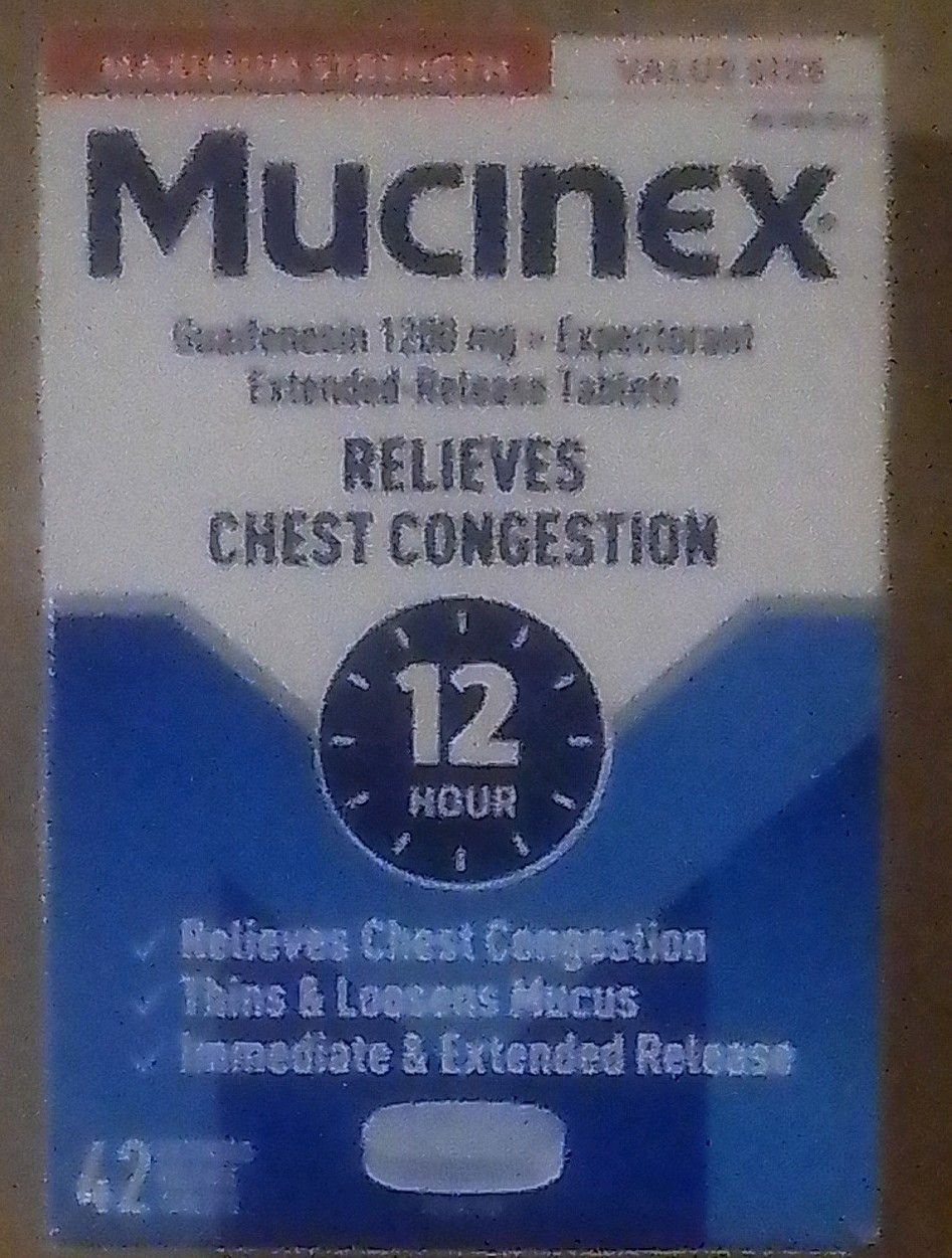 Mucinex Maximum Strength 12hr Supplement Value Size 42ct