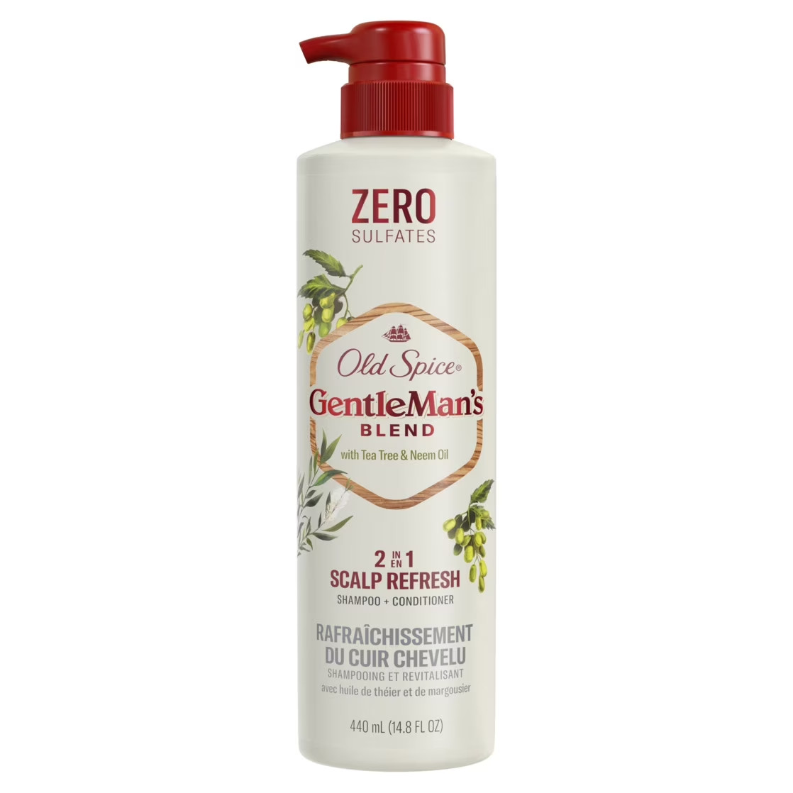 Old Spice Gentleman’s Scalp Refresh 2 in 1 Shampoo Conditioner 14.8 oz.