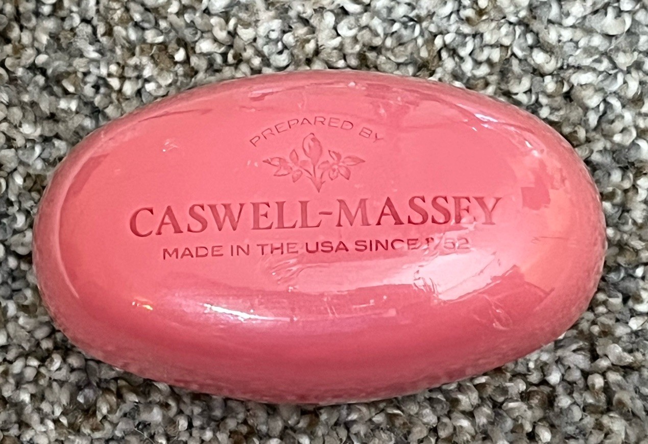 NEW Caswell Massey 3.3 Oz Bar Soap Unknown Floral Scent #0189 Pink USA Sealed