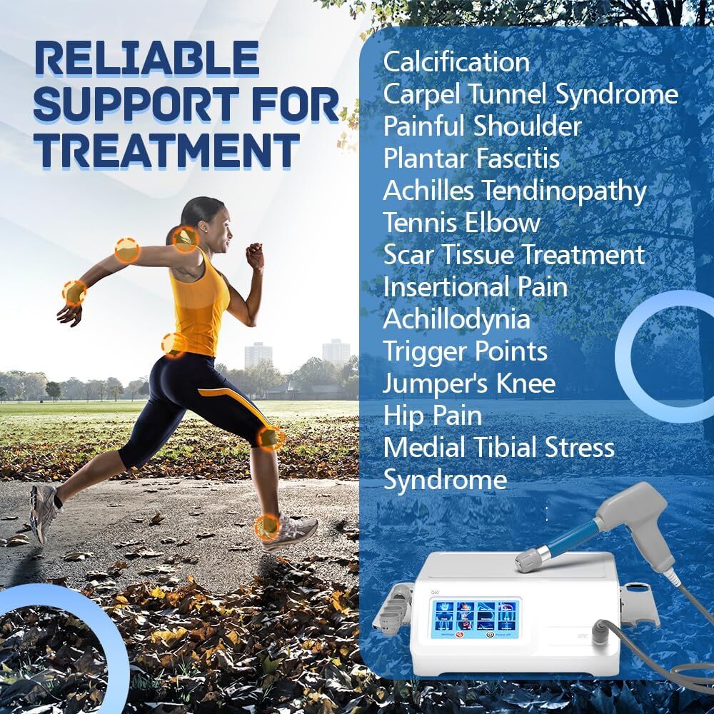 Kalecope Pneumatic ED Shockwave Therapy Machine Muscle Joint Pain Relief Massage