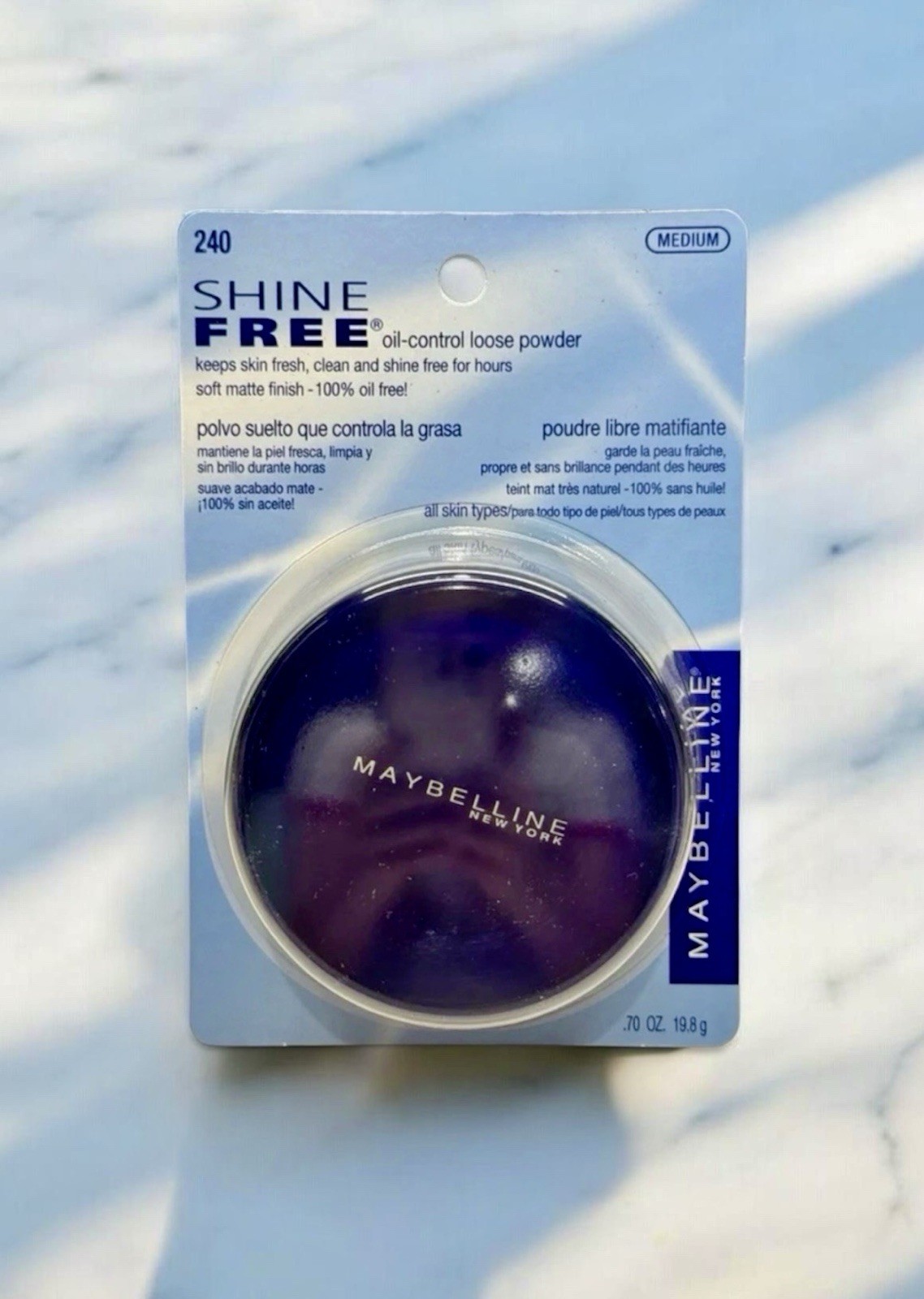 Maybelline Shine Free Oil-Control Loose Powder – 240 Medium – Discontinued