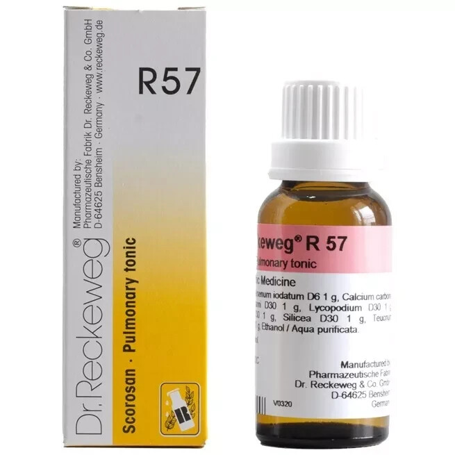 Dr. Reckeweg R57 Pulmonary Tonic (22ML) Homeopathic Drop Buy 2 Get 1 Free – F/S