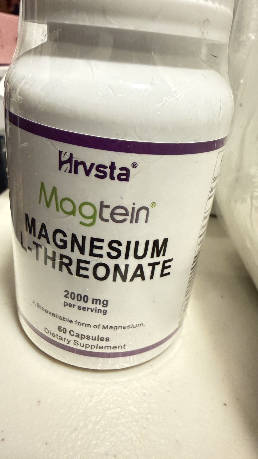 2 PACK Magnesium L Threonate – 120x Capsules – 2000 MG per Serving – Non-GMO