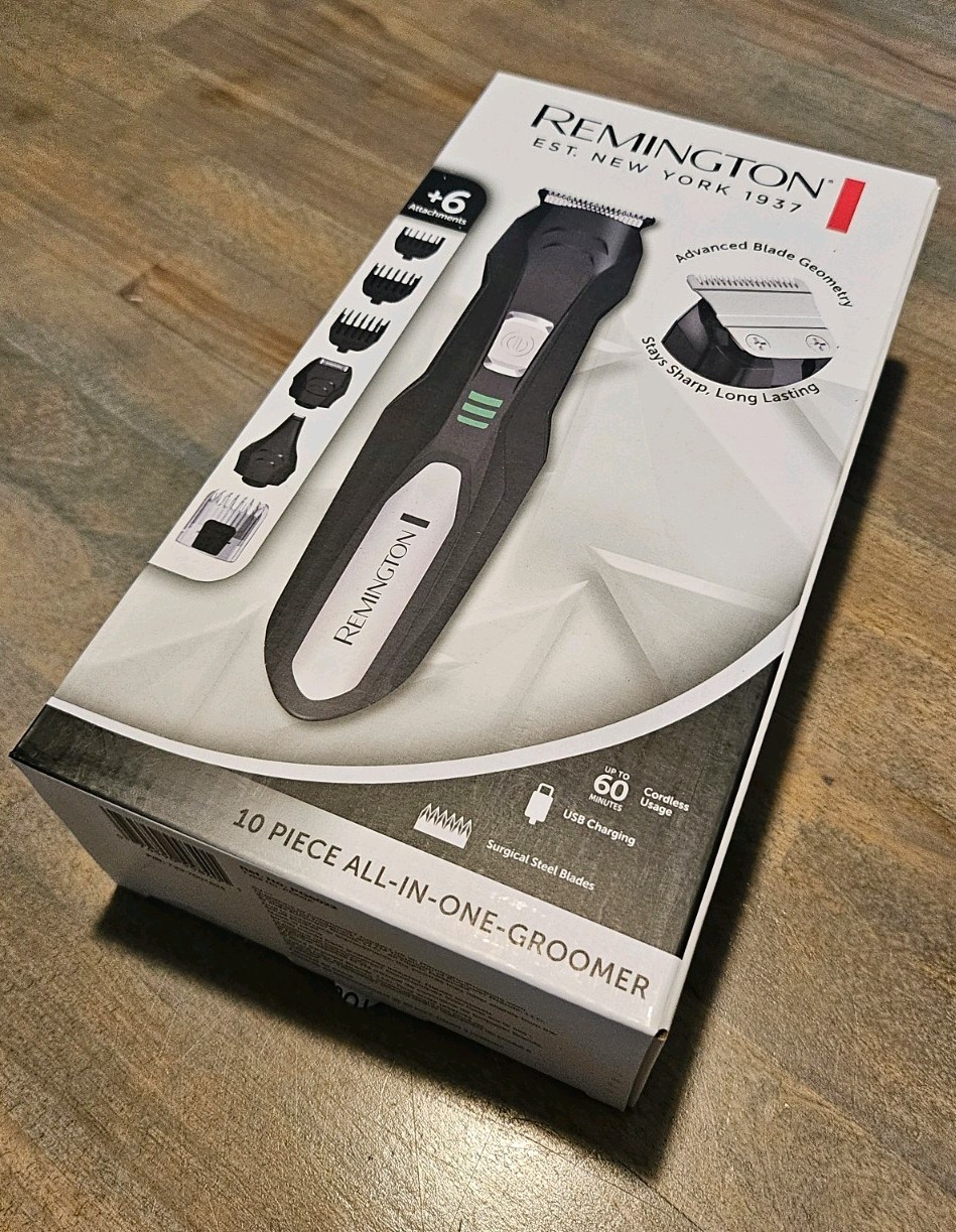 Remington 10-Piece All-in-One Trimmer Kit Face/Nose/Ear USB Rechargeable MB-1341