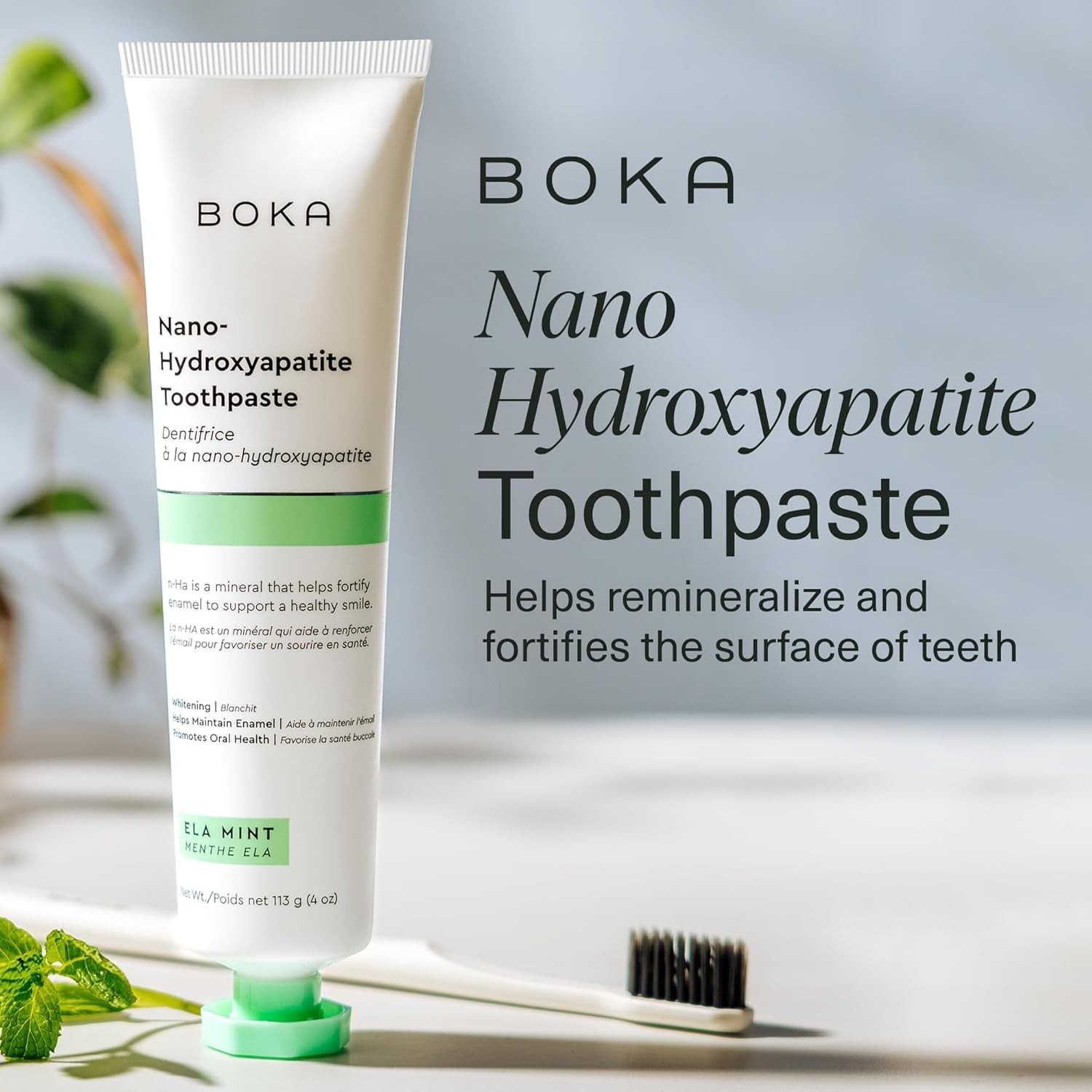 Boka Fluoride Free Toothpaste – Nano Hydroxyapatite, Remineralizing, Sensitive T