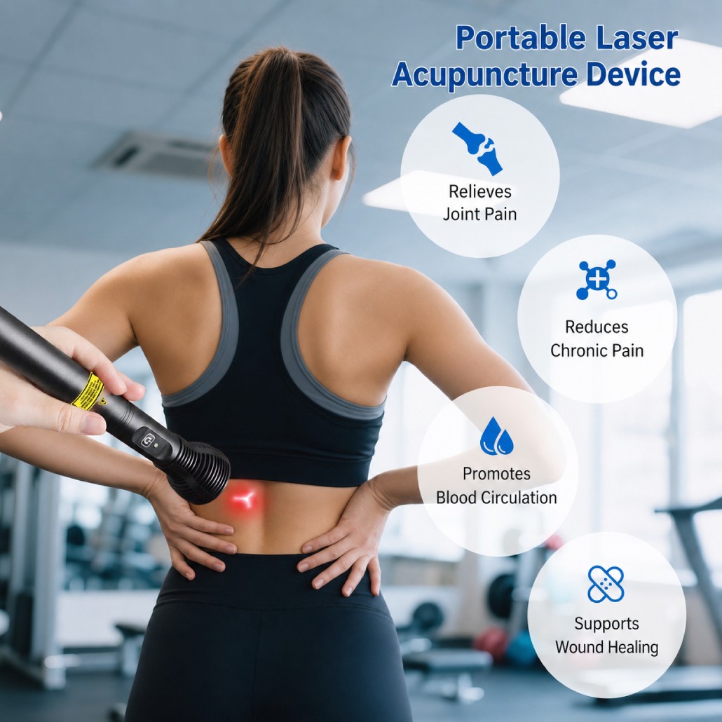 1500mW Class IV Cold Laser Therapy Device 3 Diodes 808nm for Joint Pain Relief