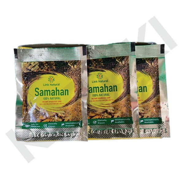 Sri Lanka Herbal Tea, Link Samahan, Ayurvedic, Cold, Flu, Supplement, 30 Sachets