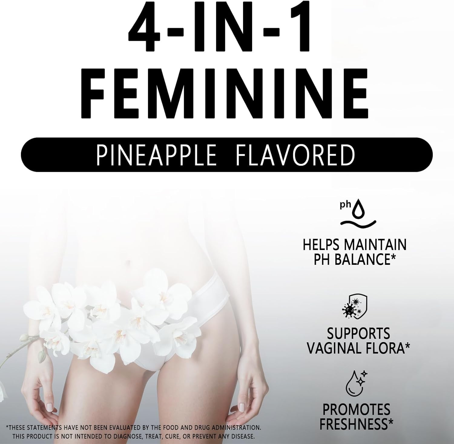 4-in-1 Nuora Feminine Balance Gummies PH Balance Gummies for Women -…