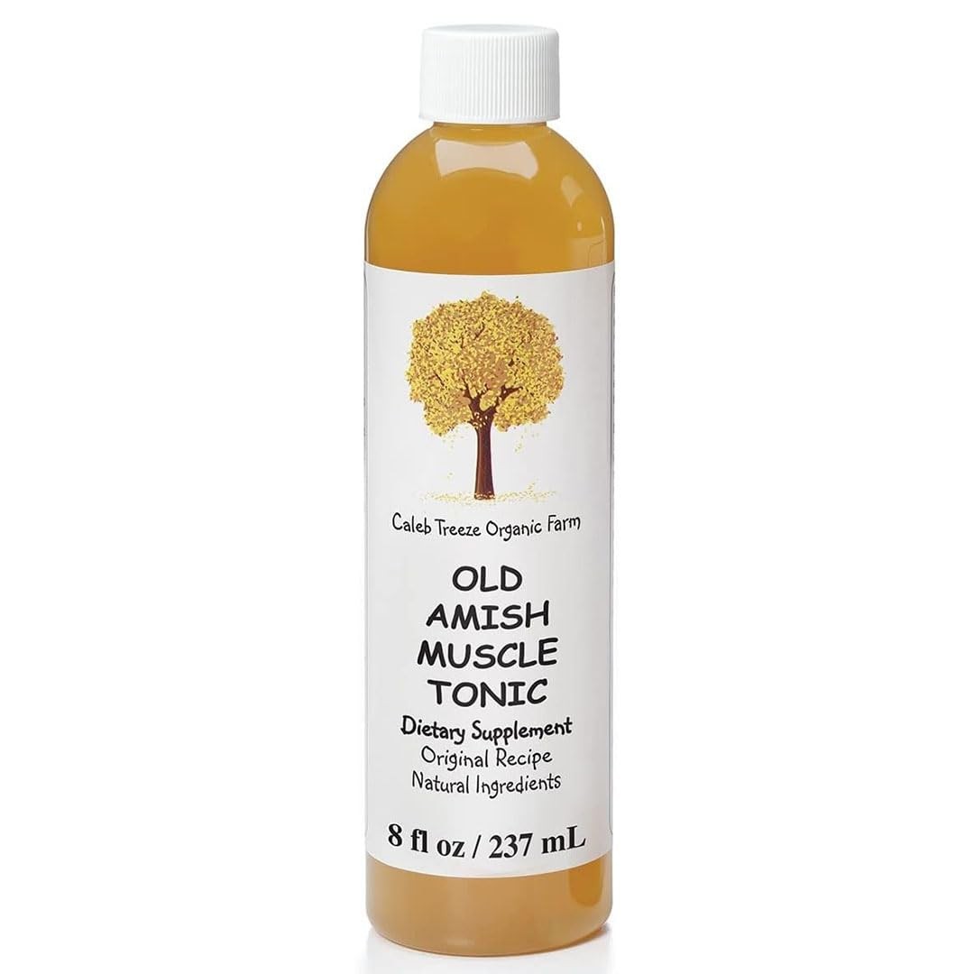 Caleb Treeze Old Amish Muscle Tonic 8 fl oz, Leg Cramps Relief, Foot Cramps R…