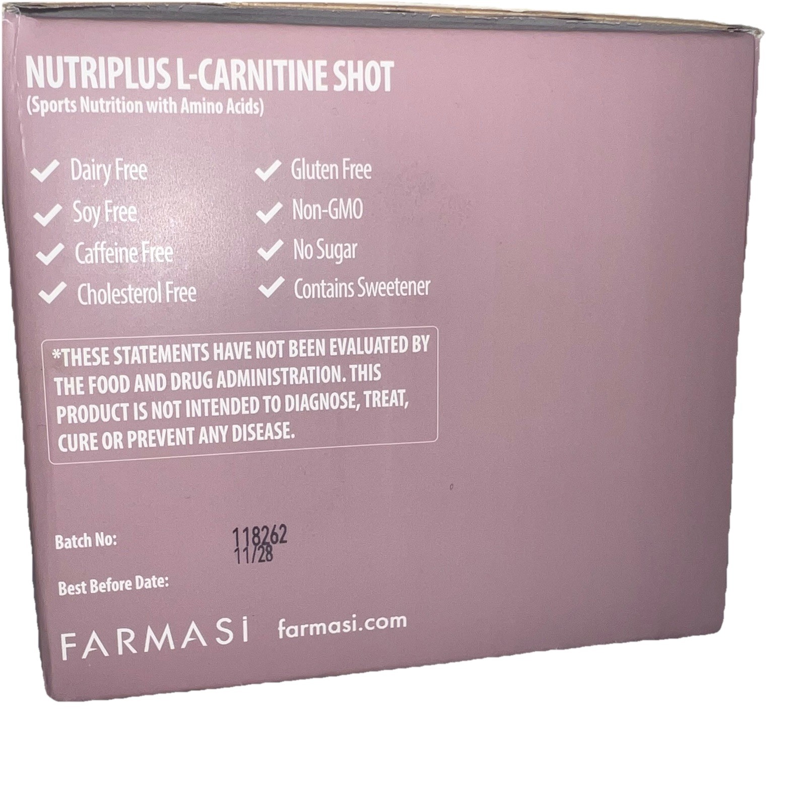 Nutriplus L-Carnitine Green Tea Shot 15x50ml Orange 1500mg Weight Mgmt