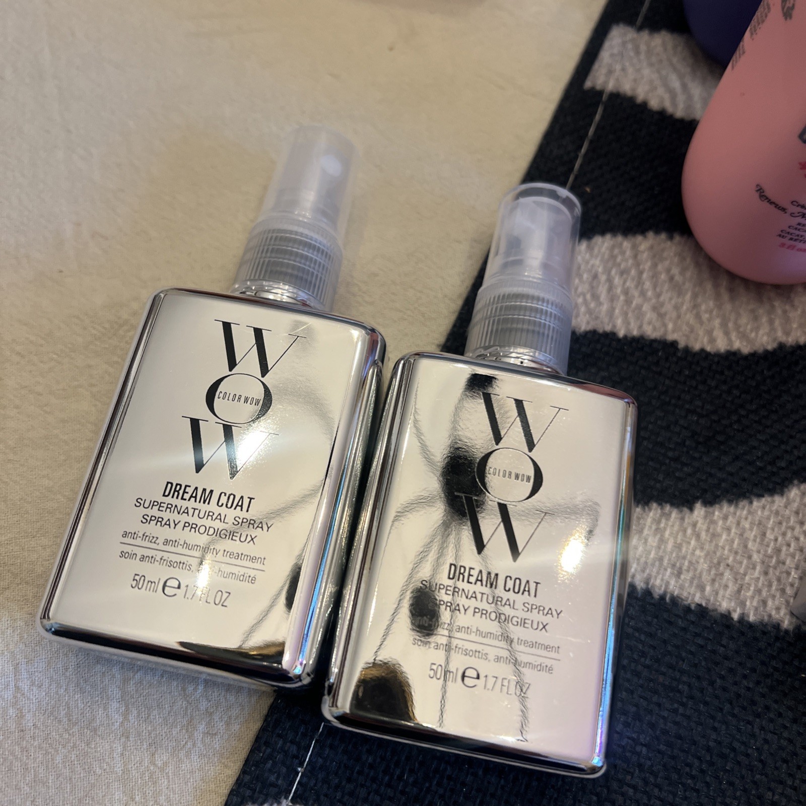 NEW 2X COLOR WOW Dream Coat Supernatural Spray Travel Size 60ml/1.7oz Each AUTHN
