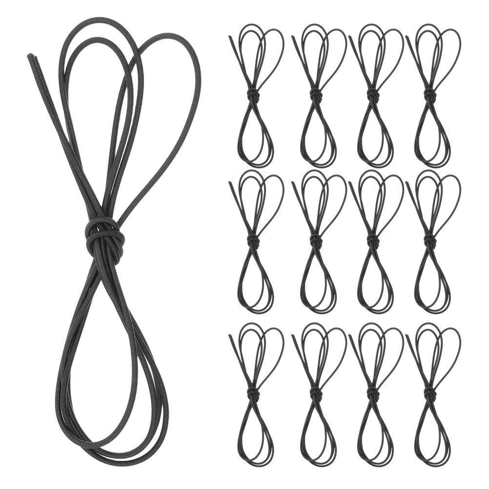 15Pcs Elastic String: Rubber Cord 3.28ft 1.5mm – Notebook Elastic Bands for