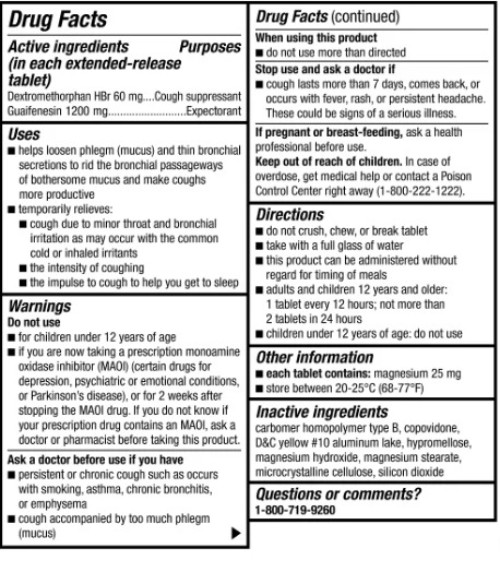 Compare to Mucinex DM Max – Maximum Strength Mucus DM 12 Hour Relief, 84 Tablets