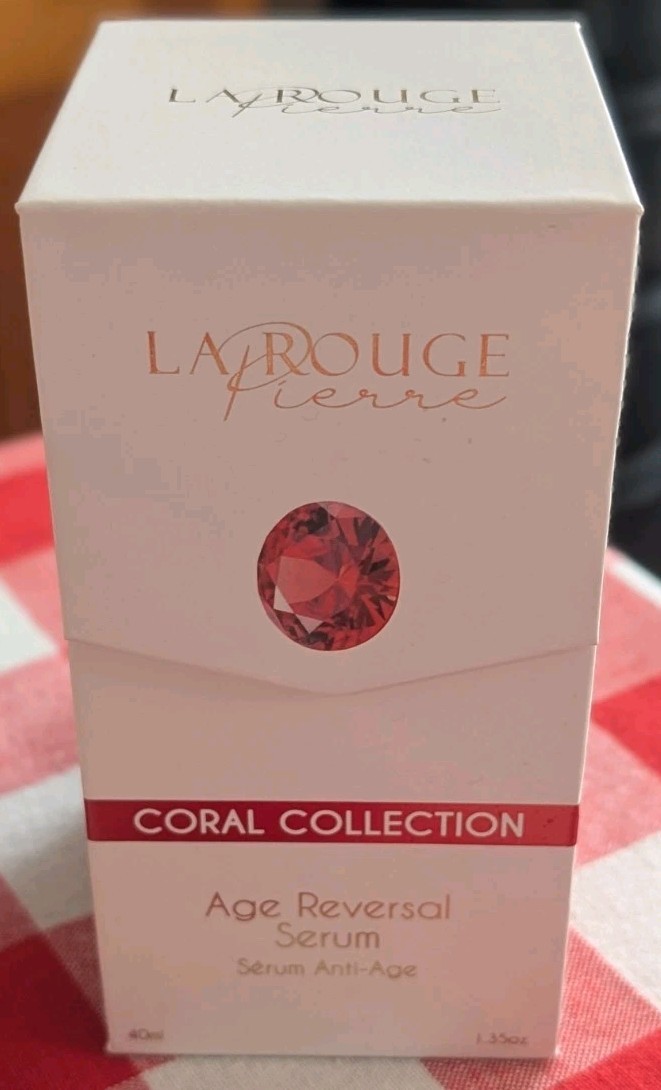 NIB | La Rouge Pierre Coral Collection Age Reversal Serum 40ml/1.35fl Oz