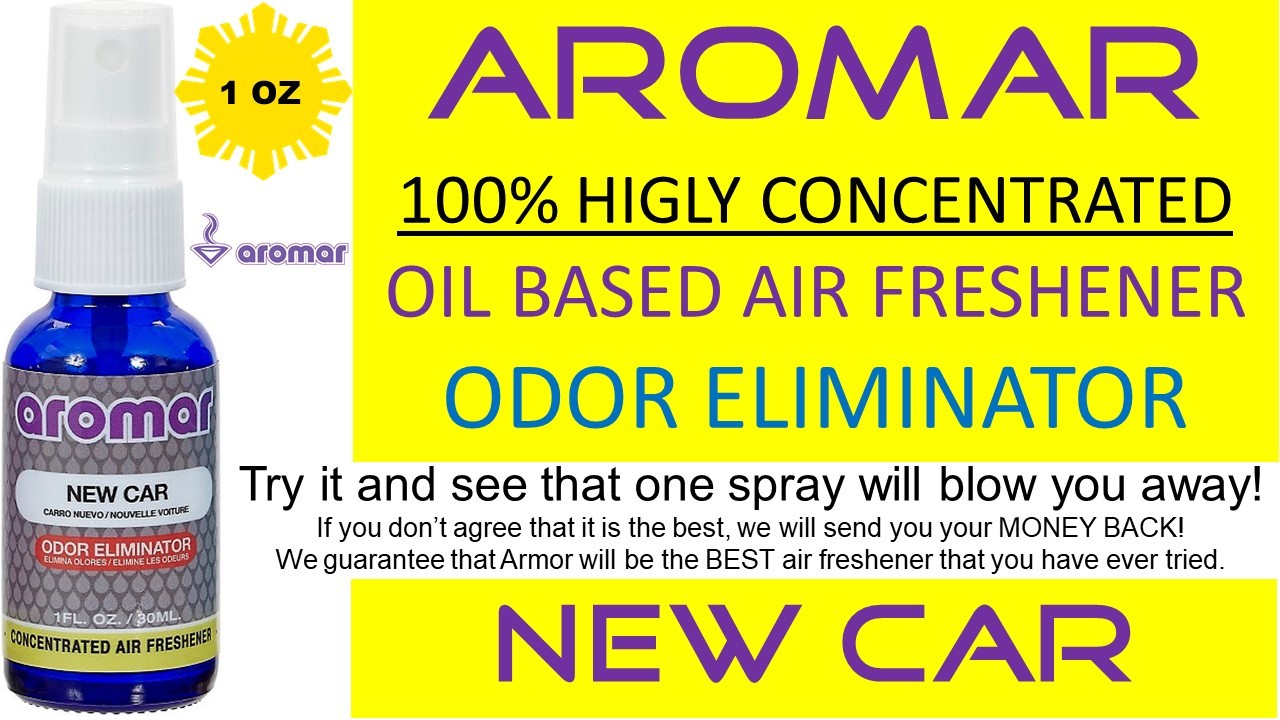 (BUY 2, GET 1 FREE) 😍 AROMAR 100%HIGHLY CONCENTRATED AIR FRESHENER NEW CAR 1
