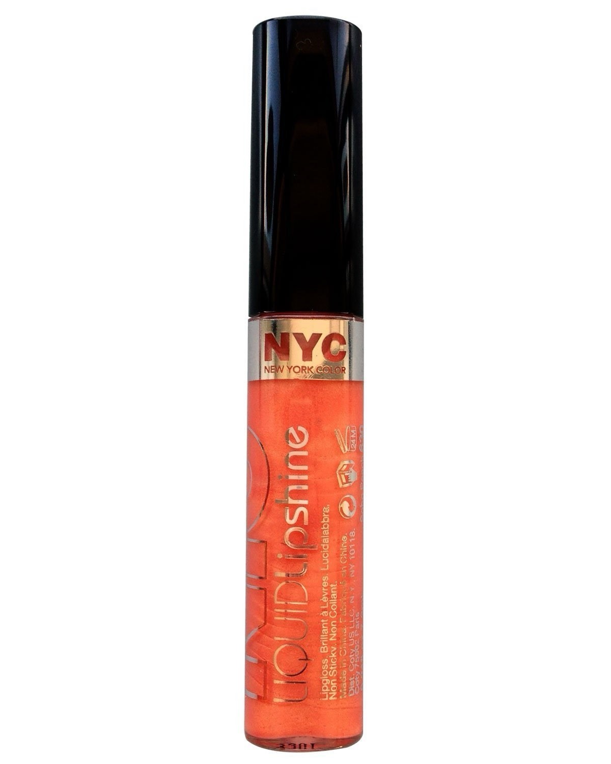 NYC 630 Soho Peach Liquid Lipshine Lip Gloss *SEALED