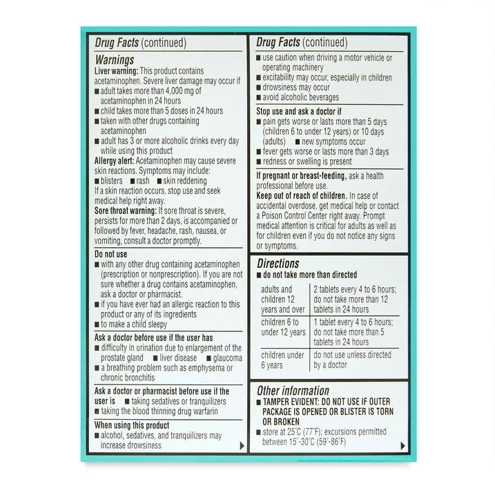 Equate Decongestant-Free Cold & Flu HBP Tablets 20 Count vs Coricidin HBP