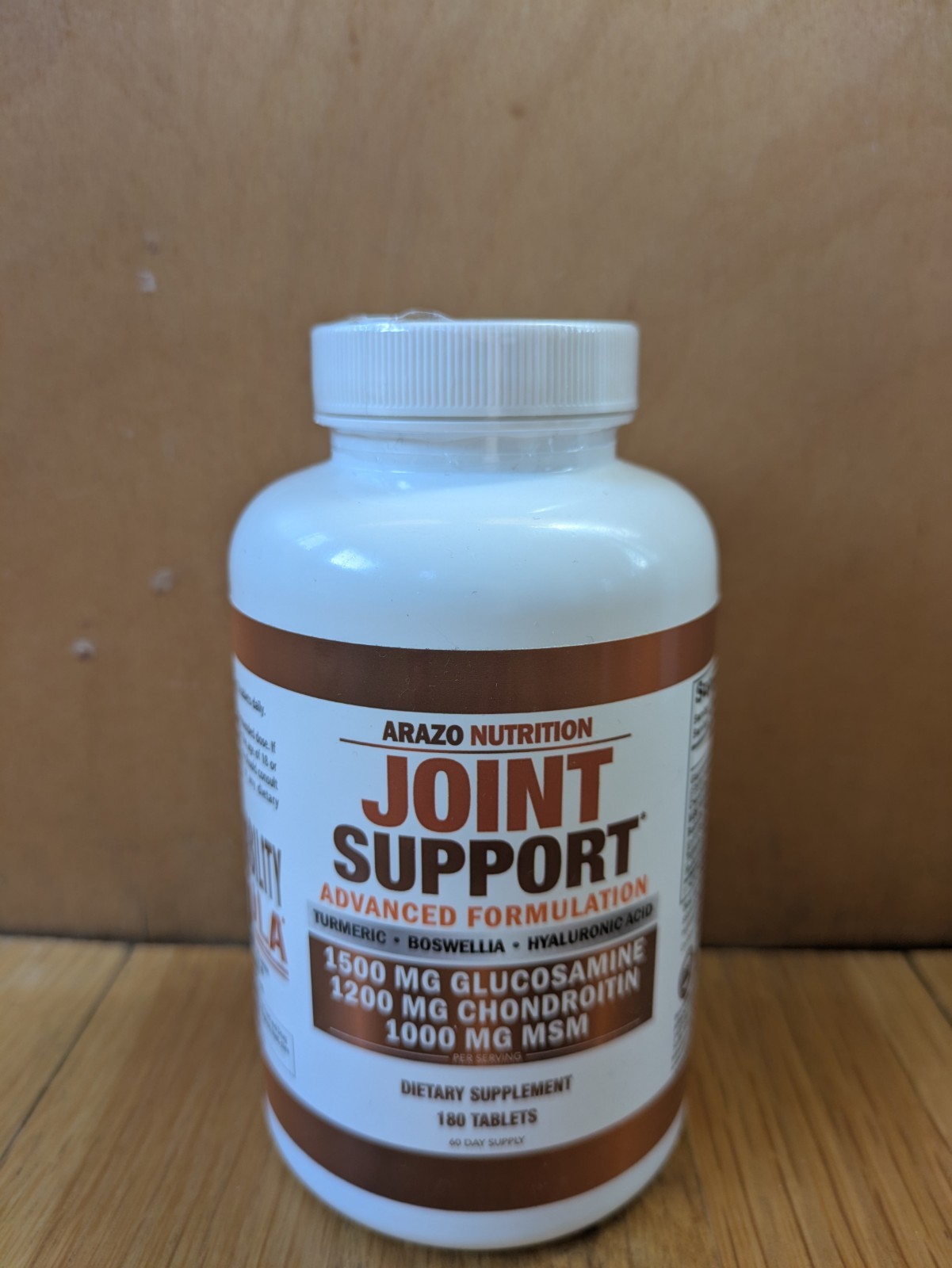 Arazo Nutrition Glucosamine Chondroitin Turmeric MSM Boswellia Joint Support Sup