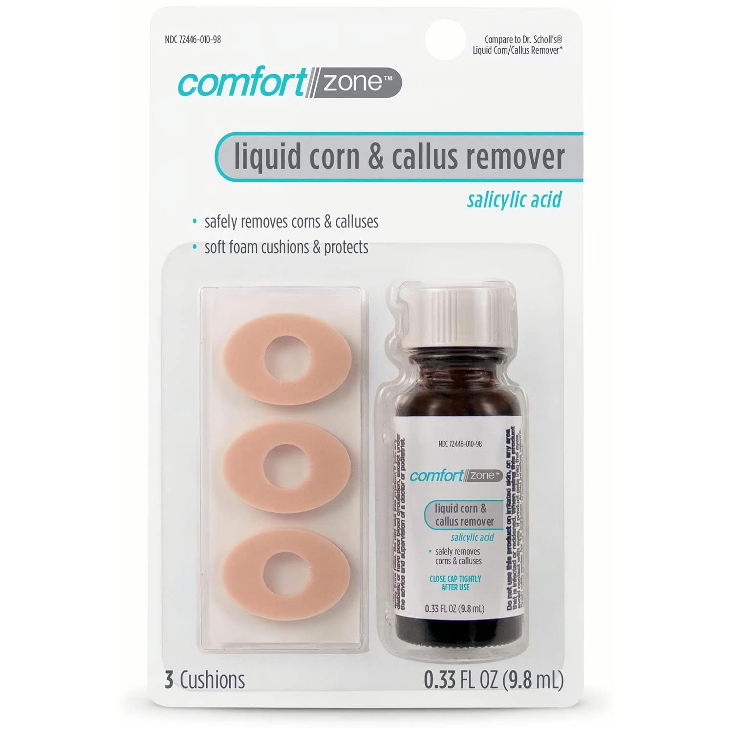 Maximum Strength Liquid Corn & Callus Remover Salicylic Acid 4 Piece Set