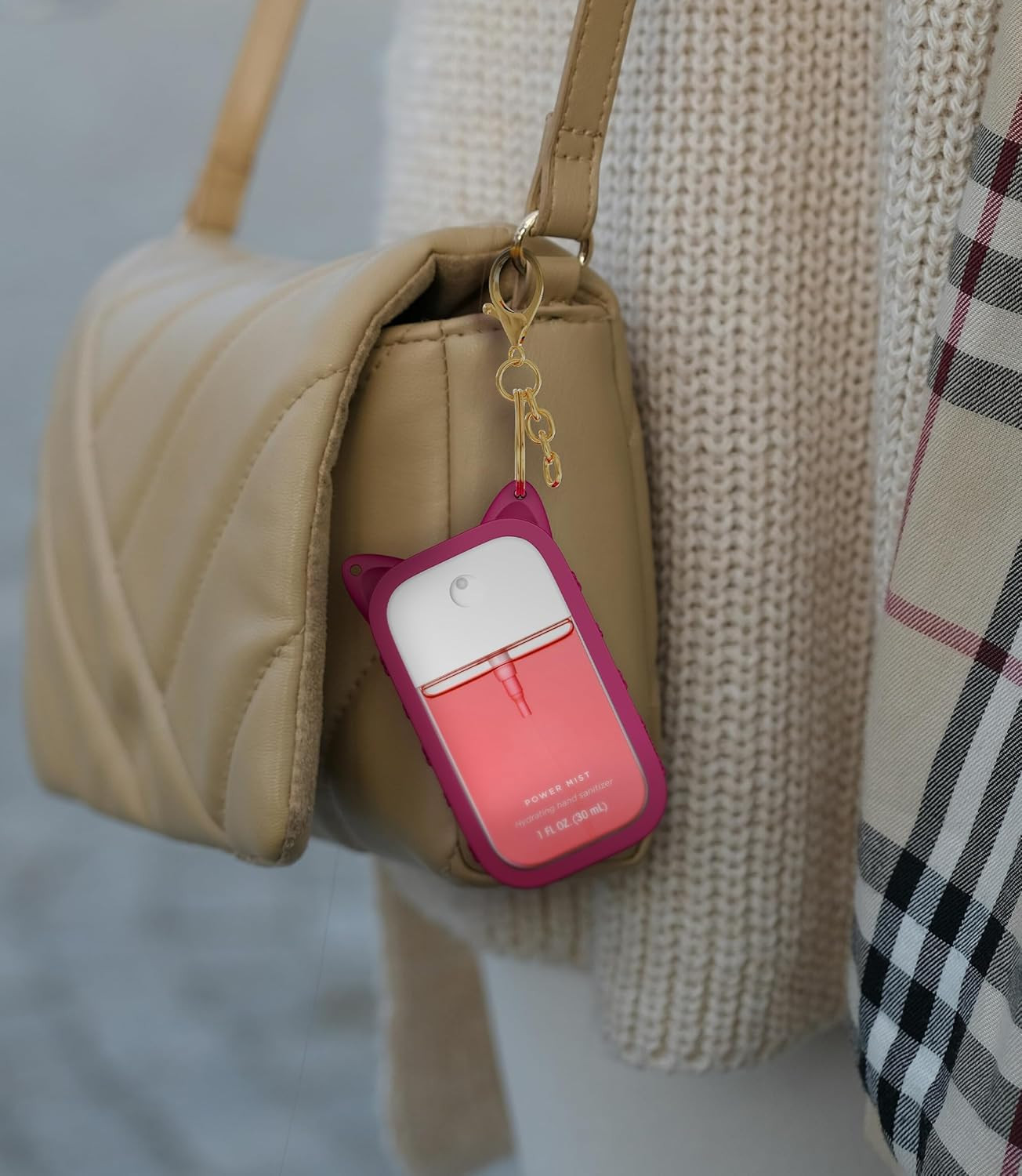 Silicone Case Compatible with Touchland Hand Sanitizer Spray (Fit for 1 FL OZ/30