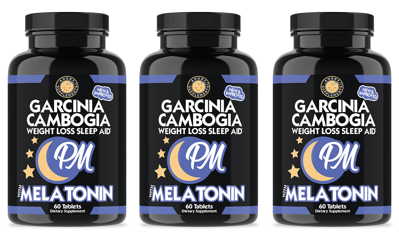 Garcinia Cambogia PM, Weight Loss Sleep and Rest Aid, 3-Pack