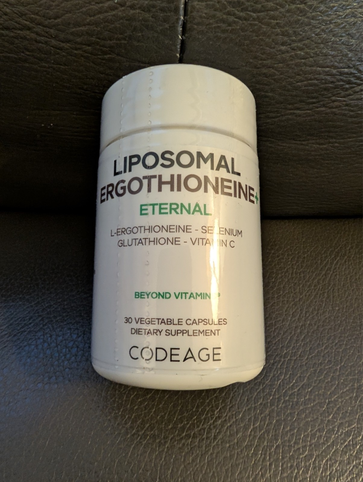Codeage Liposomal Ergothioneine+ Supplement – 30 Capsules, Exp 12/2028