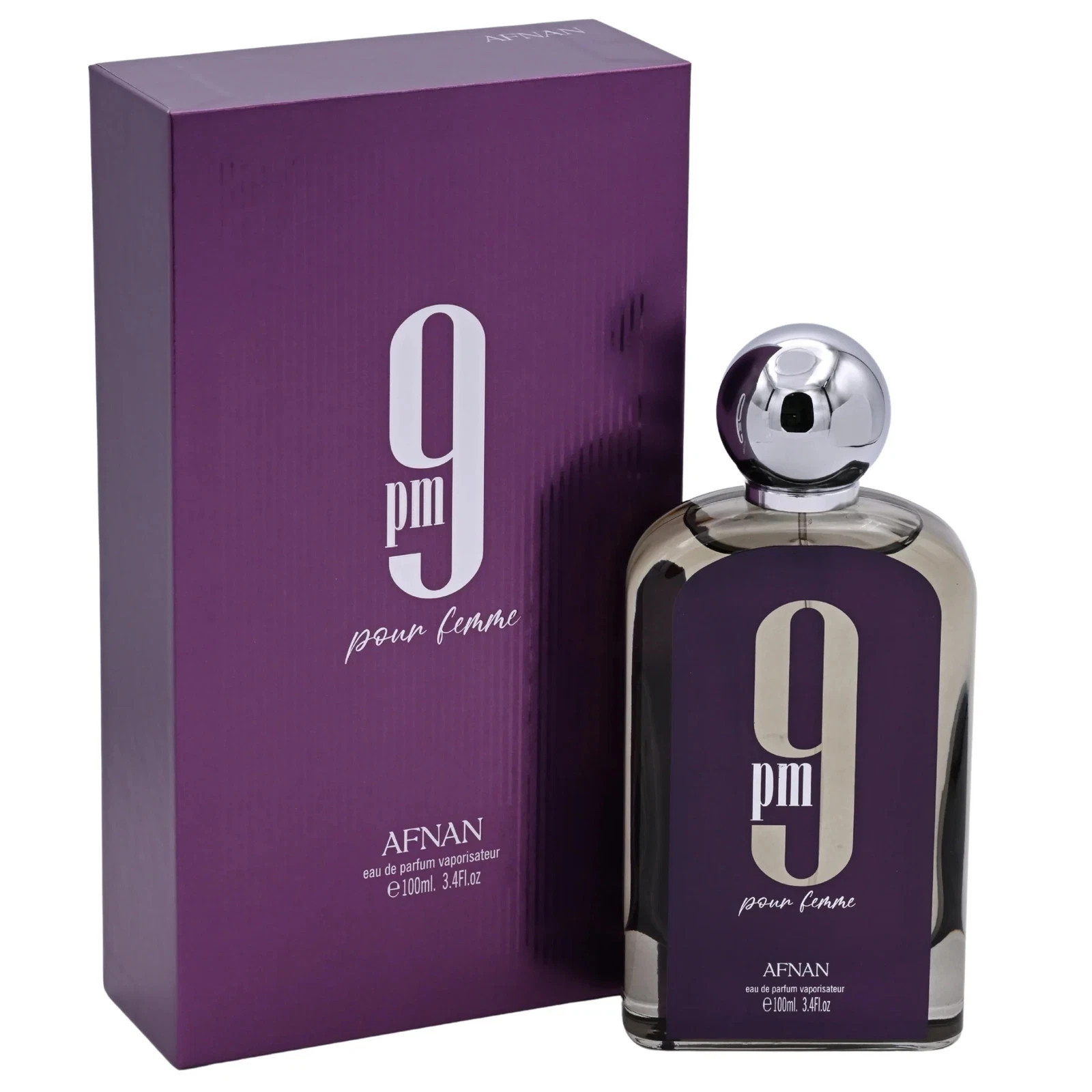 9 PM Pour Femme by Afnan Perfume for Women EDP 3.3 / 3.4 oz New In Box