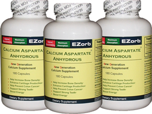 3 Btls EZorb Calcium Capsules Save 7% Save $12.59, An Elixir Industry Product
