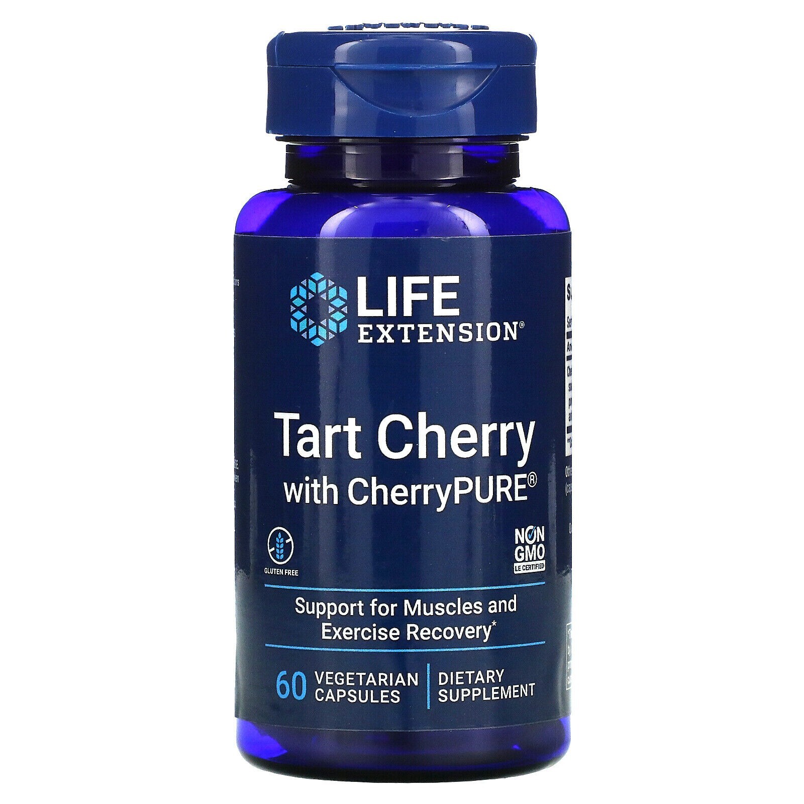 Life Extension Tart Cherry with CherryPURE 60Caps Gout/Muscle Relief Anthocyanin