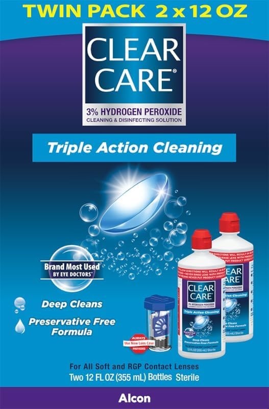 Doctor Recommended Cleaning Solution for Contact Lenses with Exclusive Lens Case