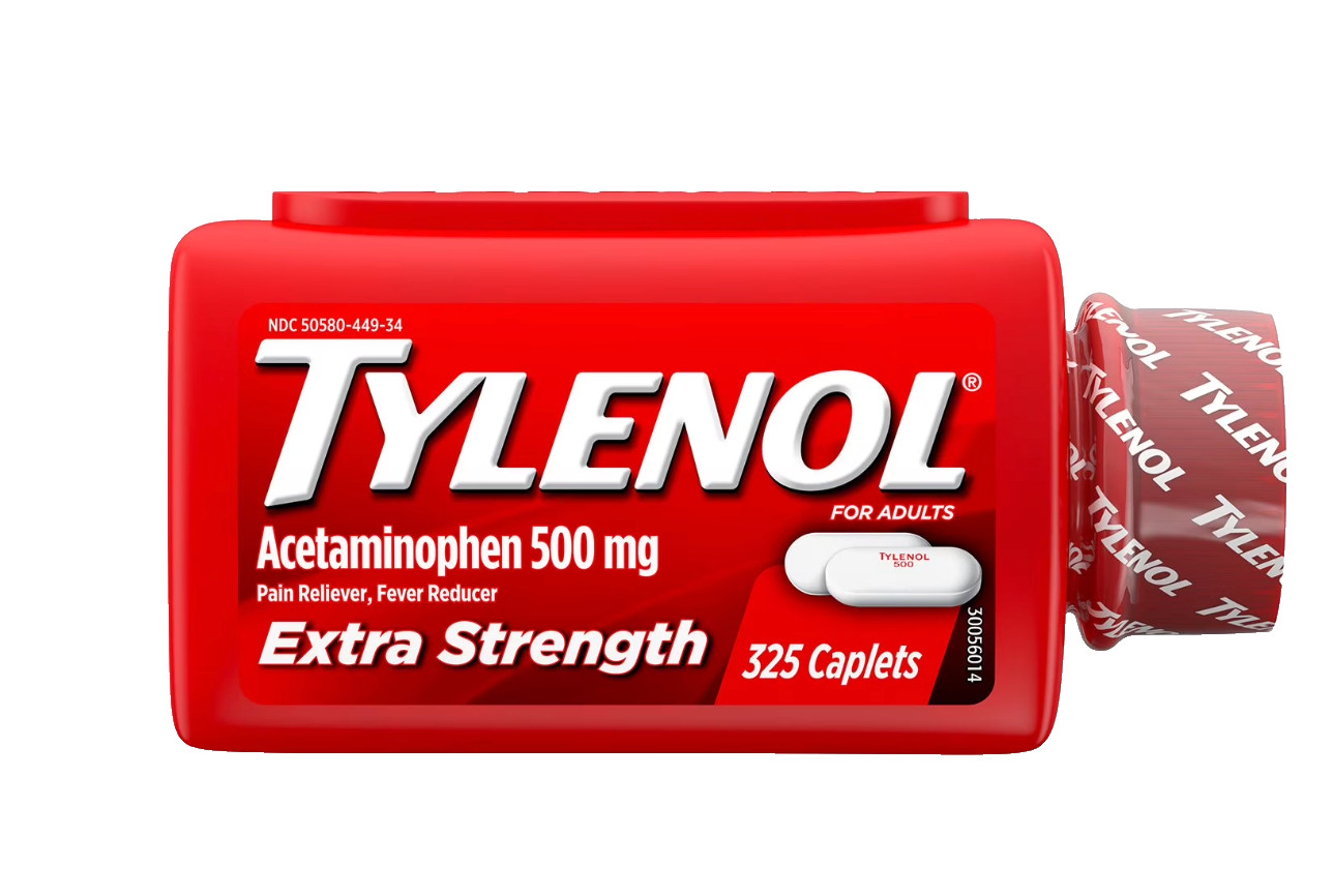 Tylenol Extra Strength 500mg Acetaminophen 325 Caplets Adults
