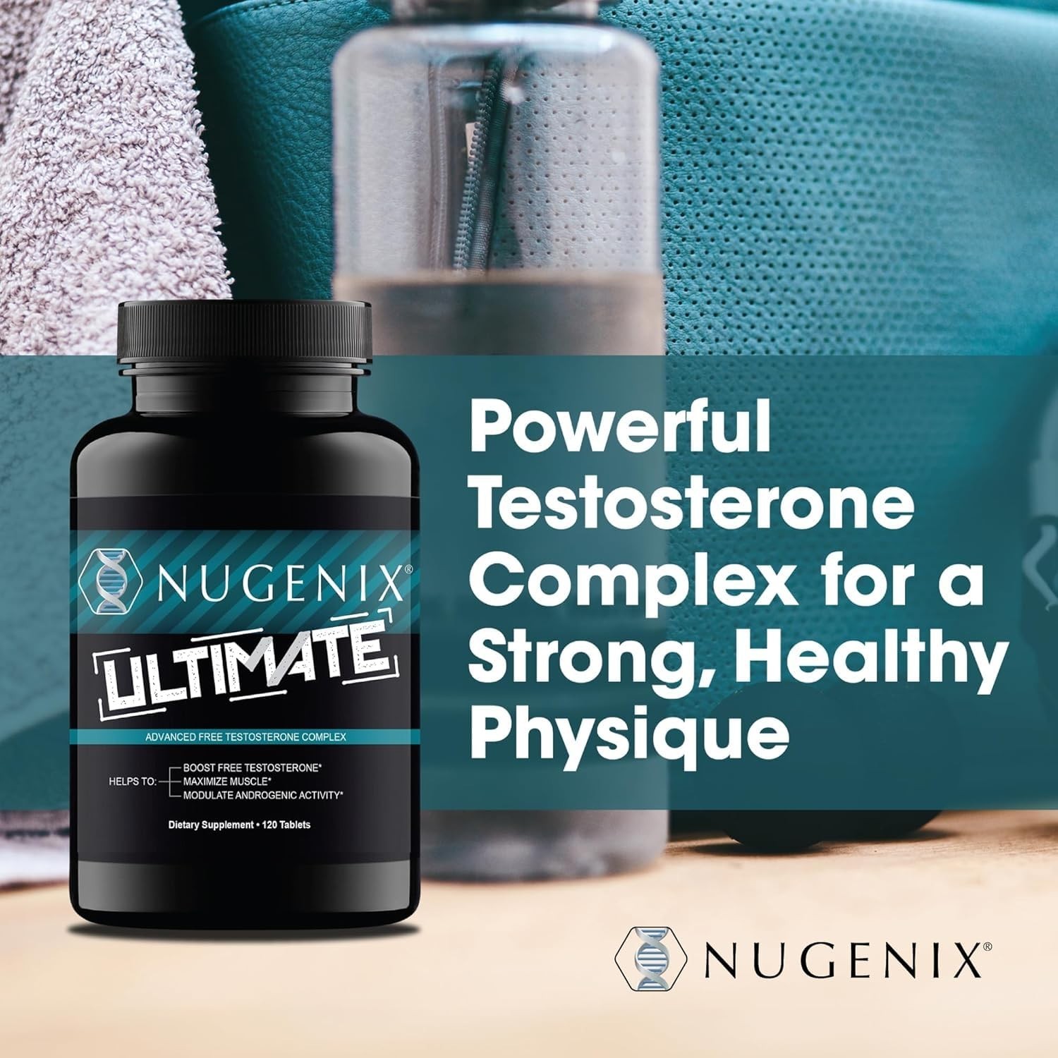 Ultimate Testosterone Booster – 120 Tablets, Natural Energy & Muscle Support