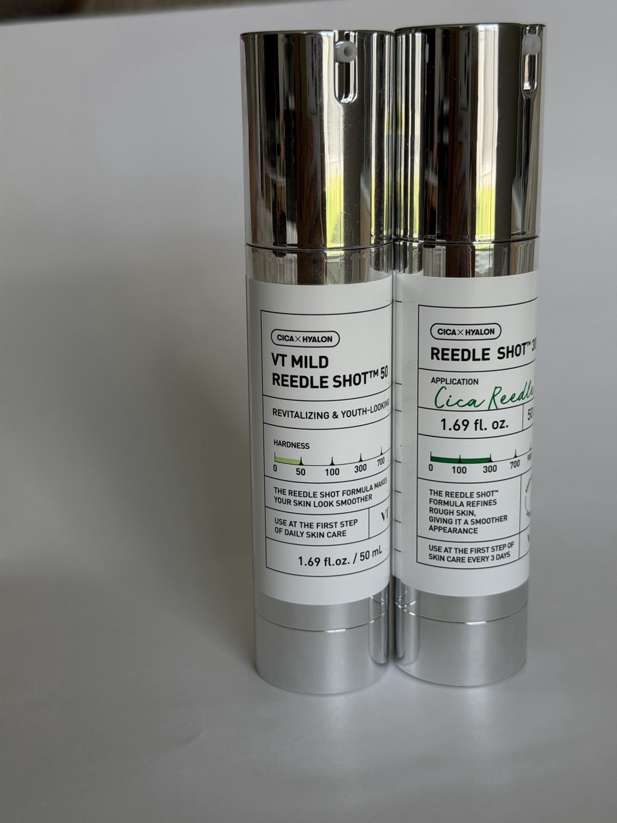 VT Reedle Shot 50 & 300 Bundle NEW Cica Hyalon K-Beauty Skincare 50ml Each