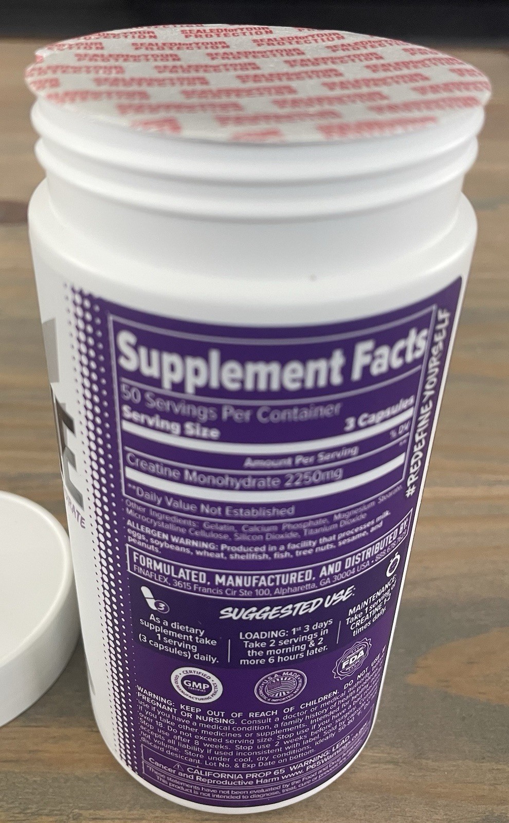 Finaflex Micronized Creatine Monohydrate Capsules Brand New Expiration 07/2028
