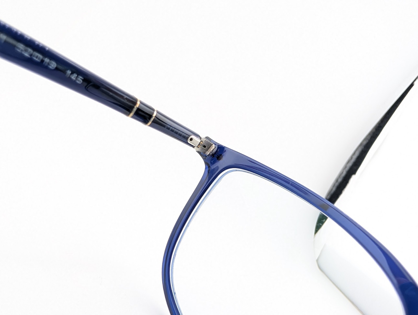 Persol Eyeglasses Frames Only, 3240-V 181, 52-19-145, Blue, Made in Italy