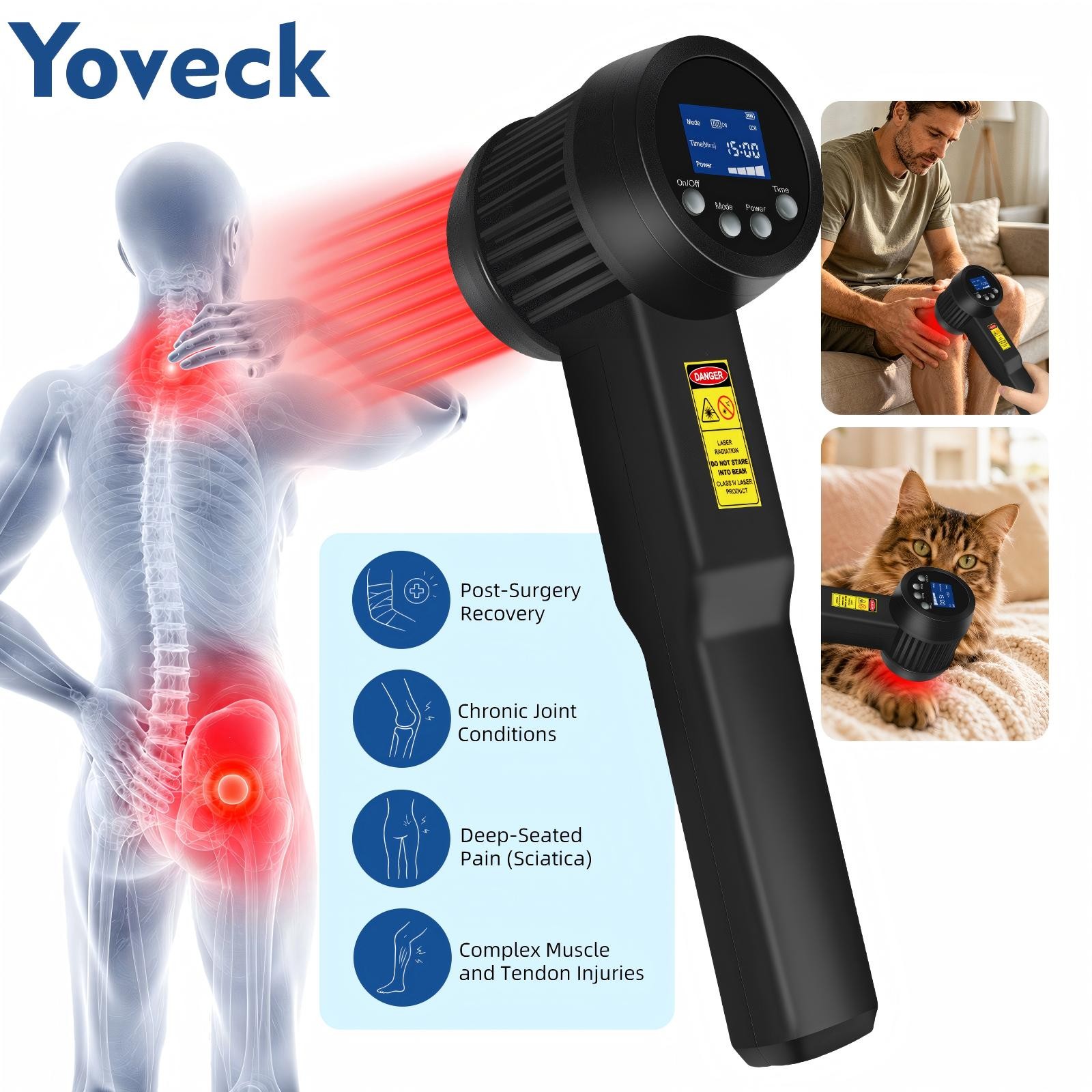305W High Power Super Pulsed NIR Laser for Arthritis Pain Relief 905nm 808nm