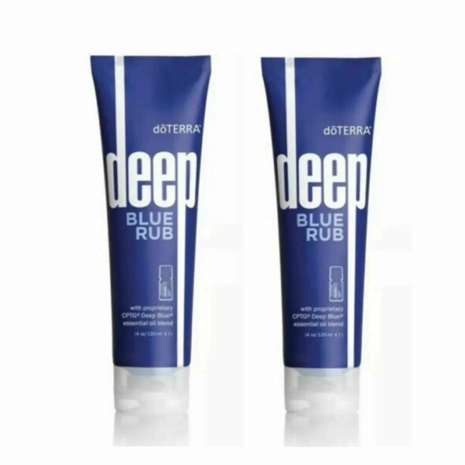 2 PACK DoTERRA Deep Blue doterra Rub Body Cream – 4 oz EXP:02/2027