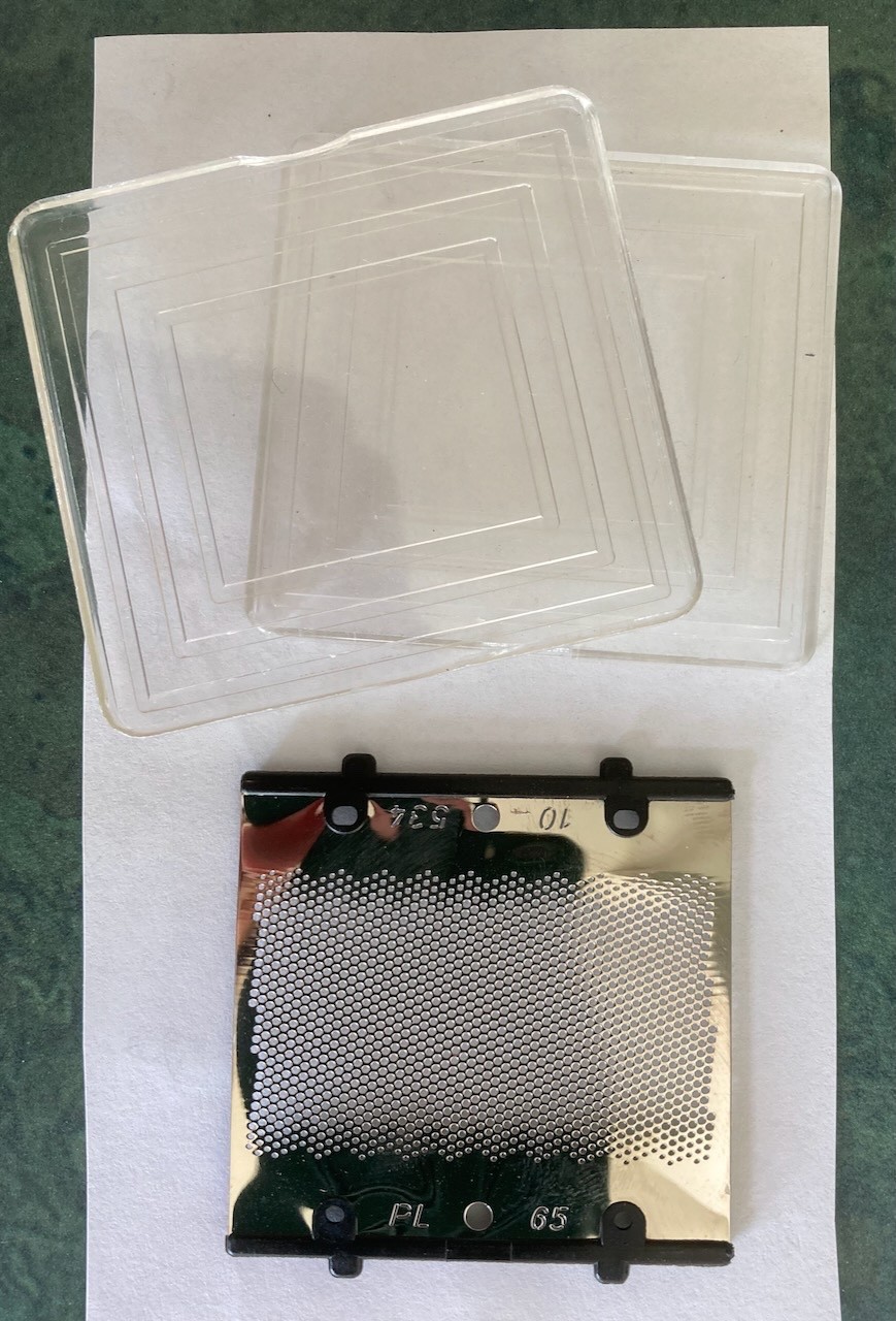 replacement foil screen probably for older Braun or Panasonic electric shaver