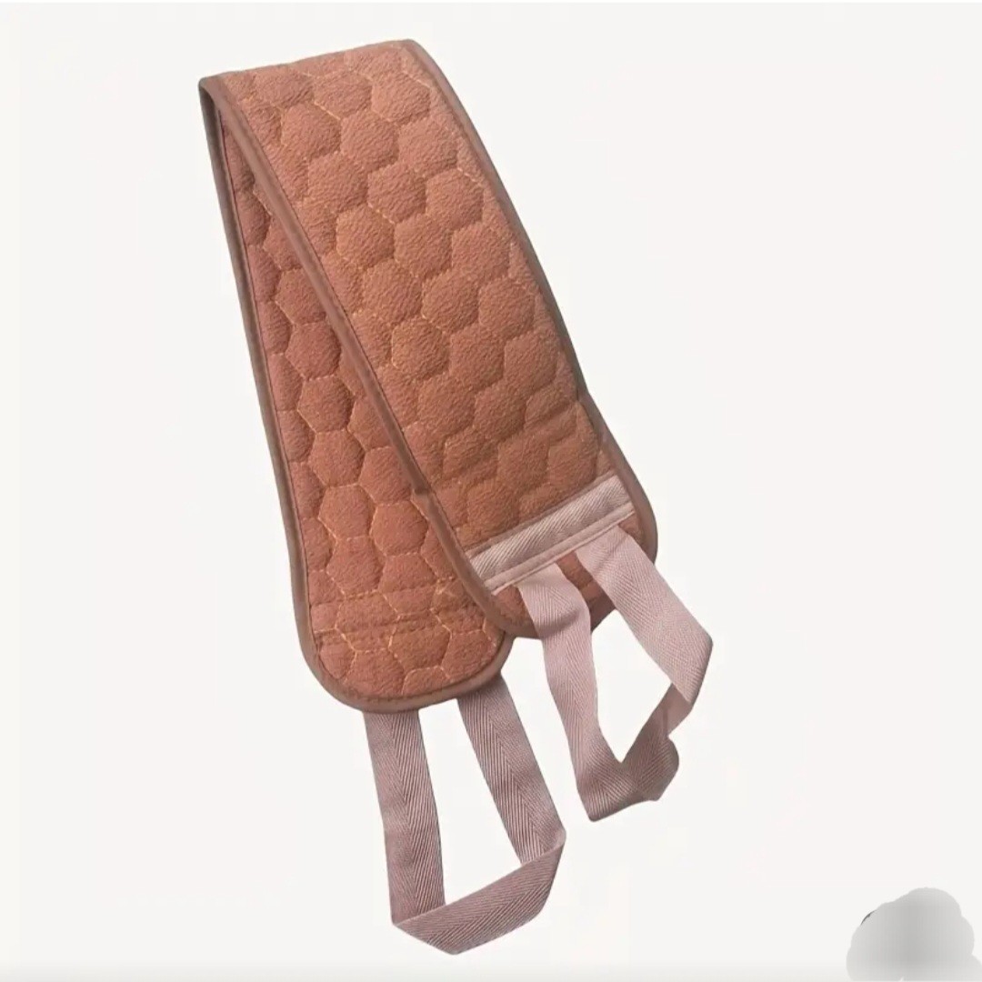 Exfoliating Multicolor Nylon Shower Back Scrubber Strap 32.2in x 3.74in