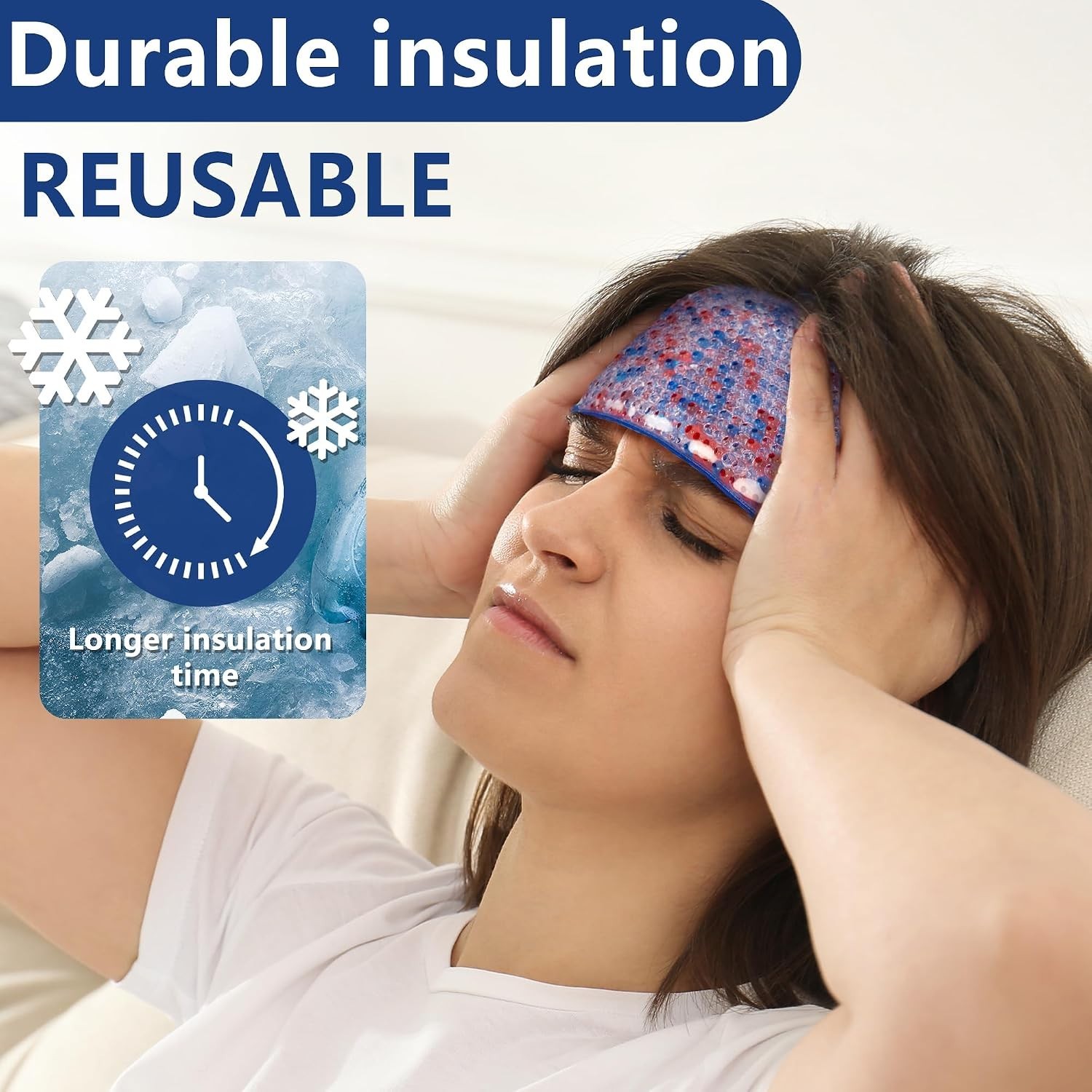 Versatile Soft Gel Bead Pack for Hot or Cold Therapy – Relieves Pain Comfortably