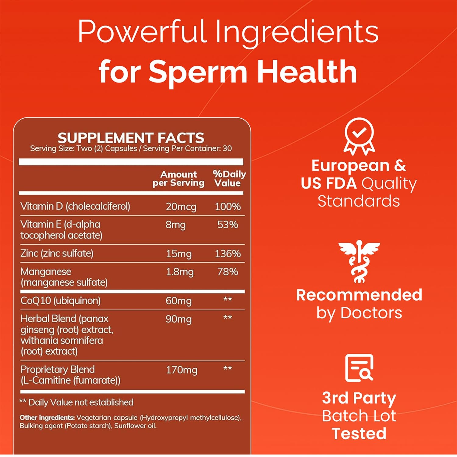 CONCEIVE PLUS Motility Support for Men | Boost Sperm Volume & Count |