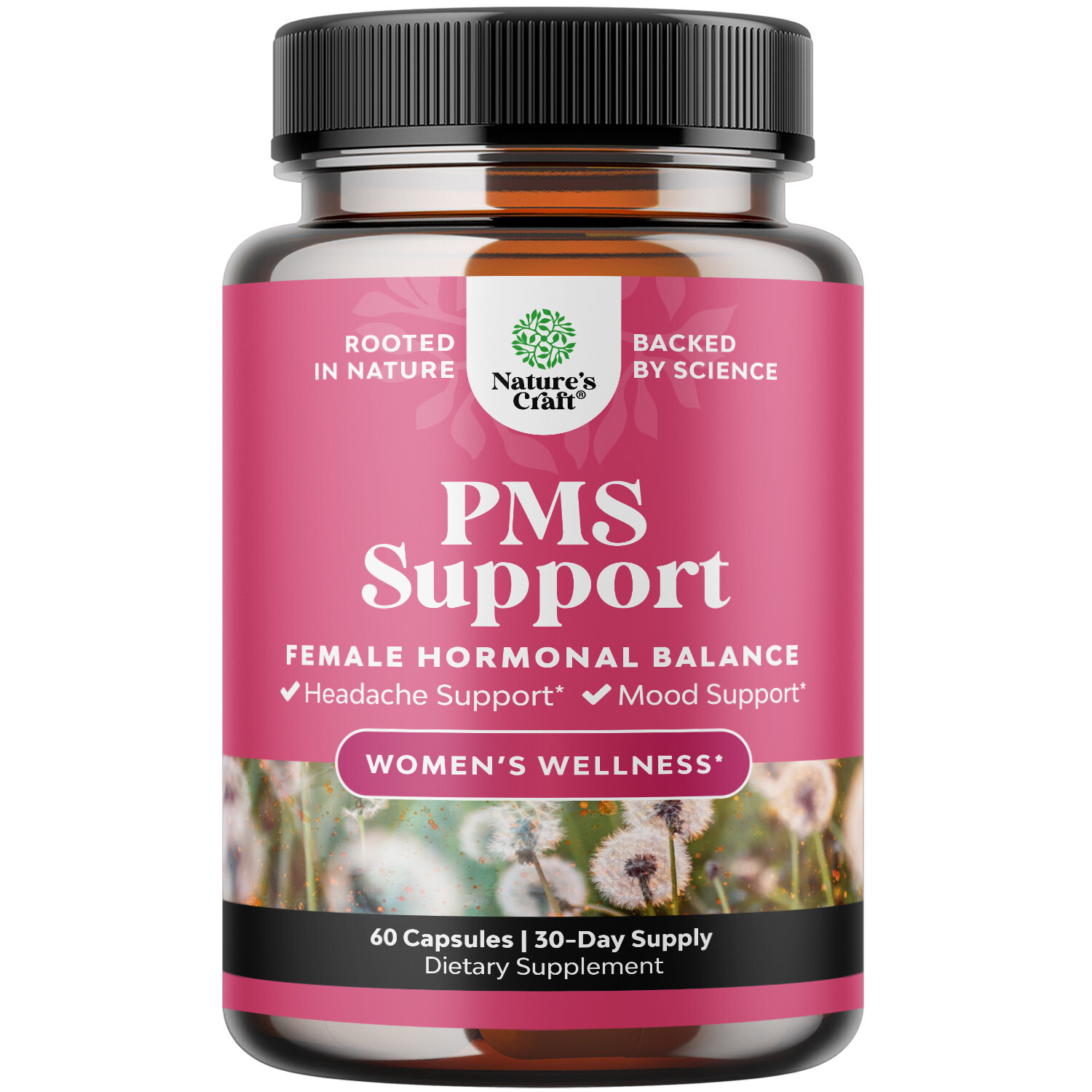 Advanced PMS Support Supplement for Women – Multibenefit PMS Relief Complex 60ct
