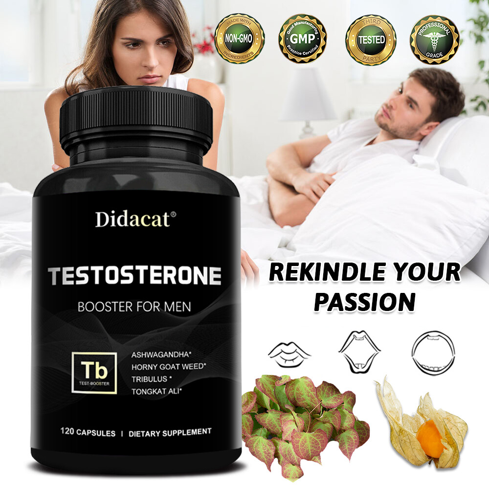 Natural Testosteron Booster – Increase Energy, Improve Muscle Strength 120 caps