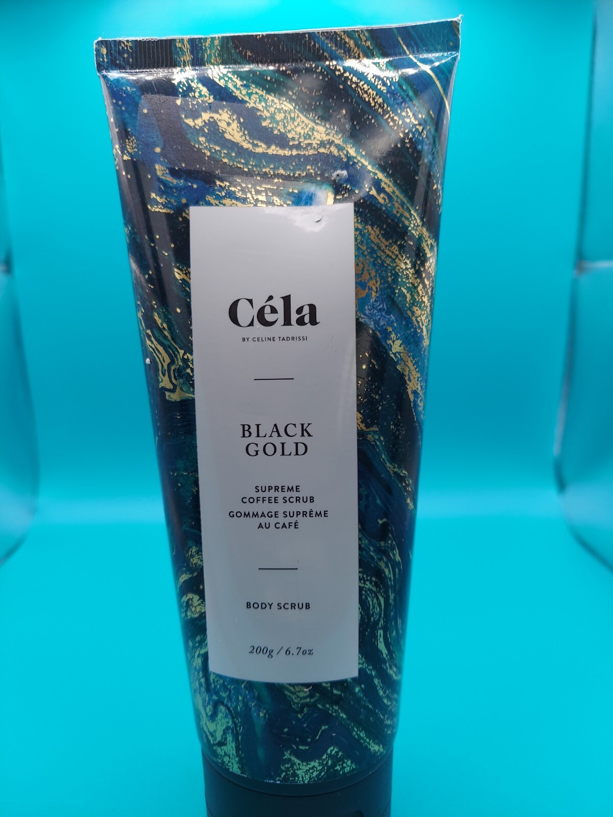 Cela Black Gold Supreme Coffee Scrub 6.7 oz Full Size Sealed