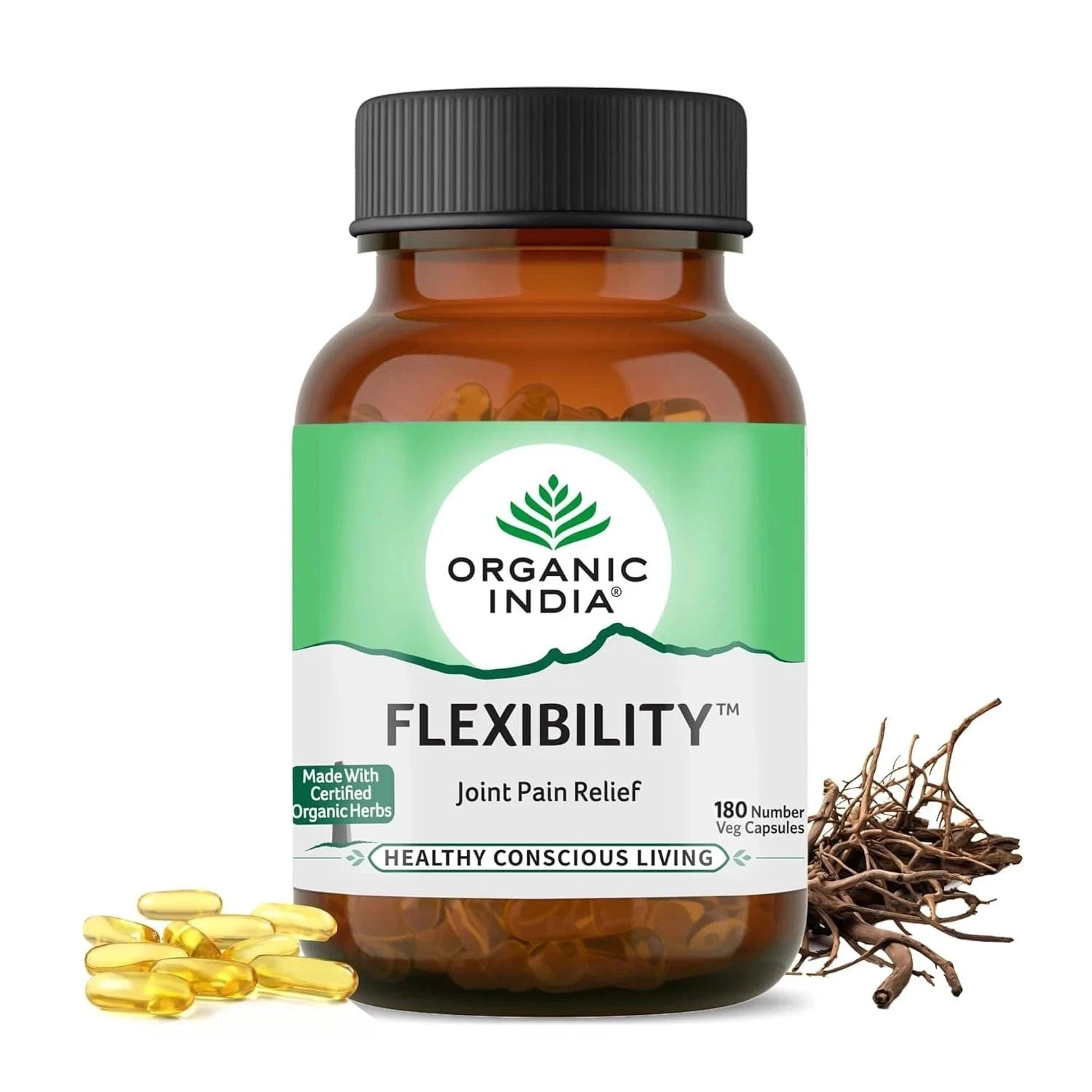 Organic India Flexibility 180 Capsules For Joints & Bones