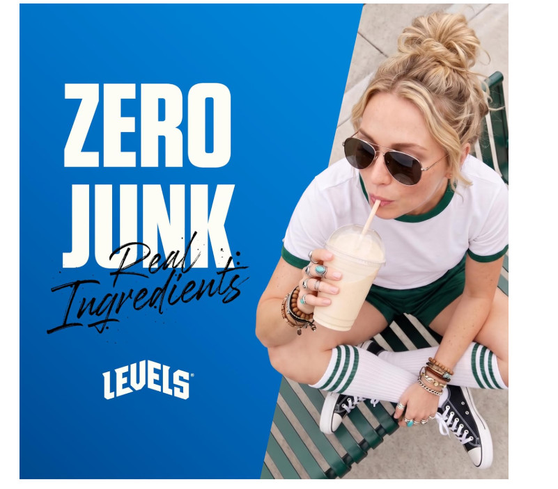 Levels Grass Fed Whey Protein Unflavored 5lb 25g Protein