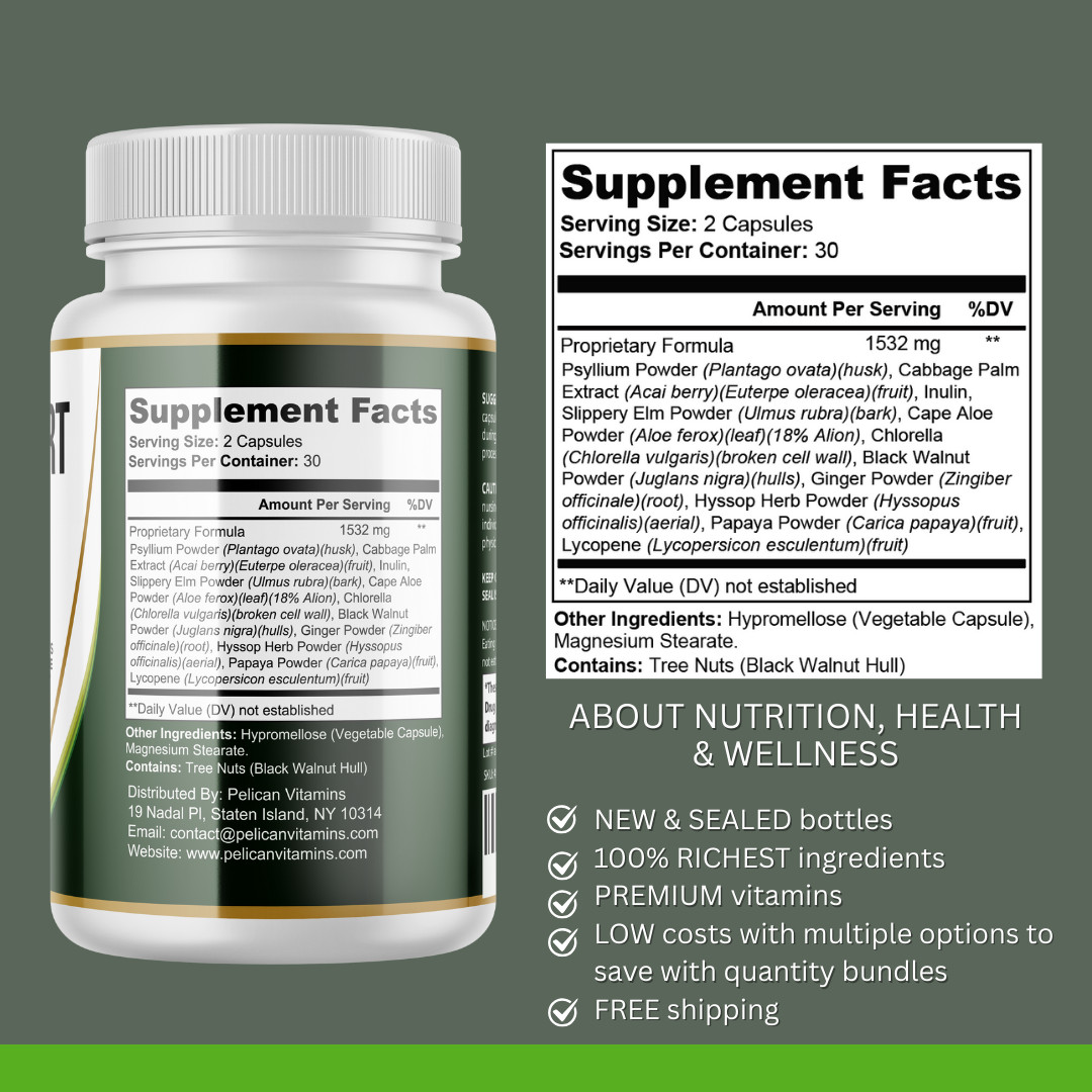 DIGESTISTART MAX- Digestive Support- 4 Bottles 240 Capsules