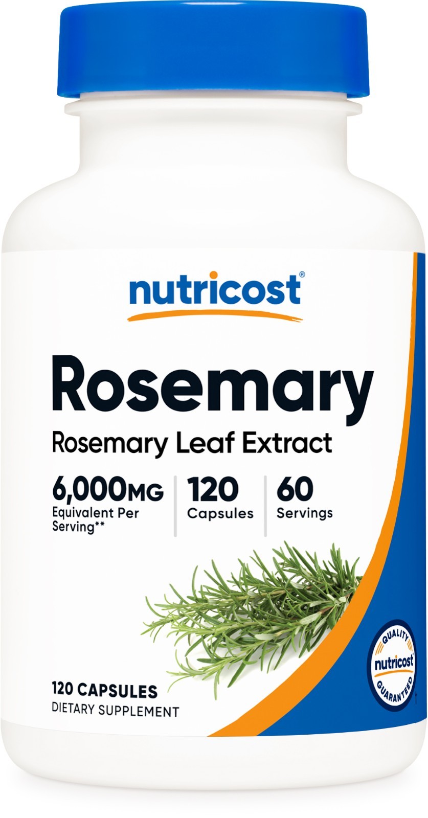 Nutricost Rosemary Extract (6,000mg Equivalent) 120 Capsules – Rosemary Leaf